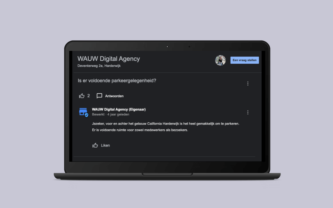 vraag-antwoord-google-bedrijfsprofiel